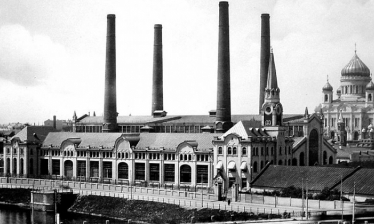 Центральная электростанция, Москва 1913 год